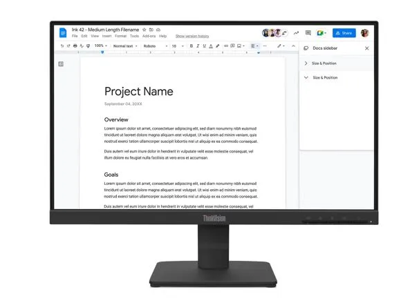 Lenovo ThinkVision S22-4E 21.5' FHD IPS Monitor