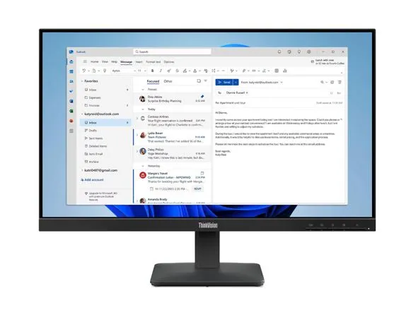 Lenovo ThinkVision S24-4E 23.8'/24' FHD IPS Monitor